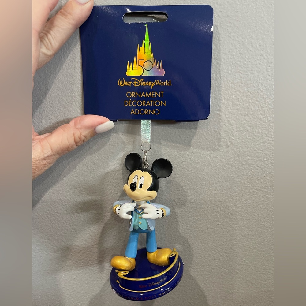 Walt Disney World 50th anniversary Mickey Mouse ornament!